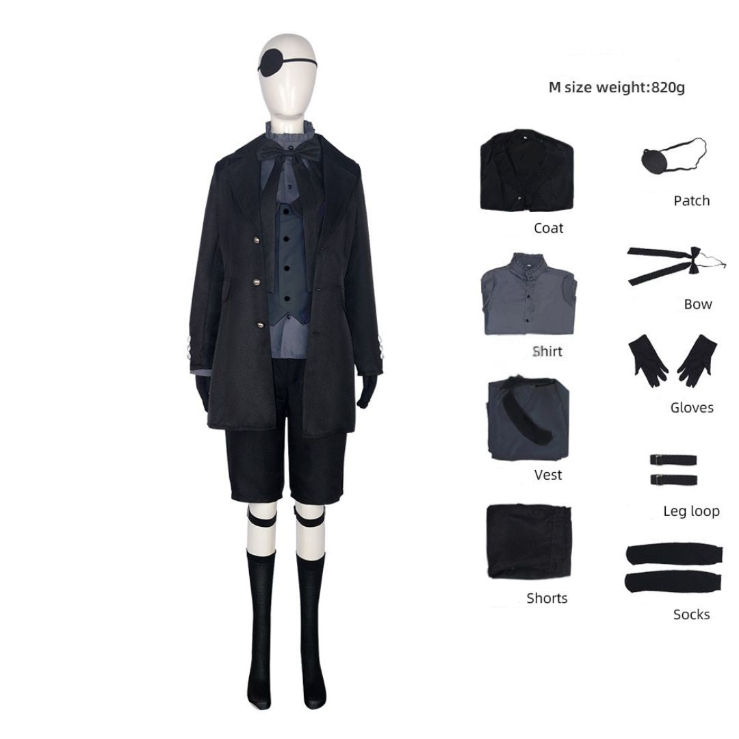 Black Butler Femboy Cosplay Set