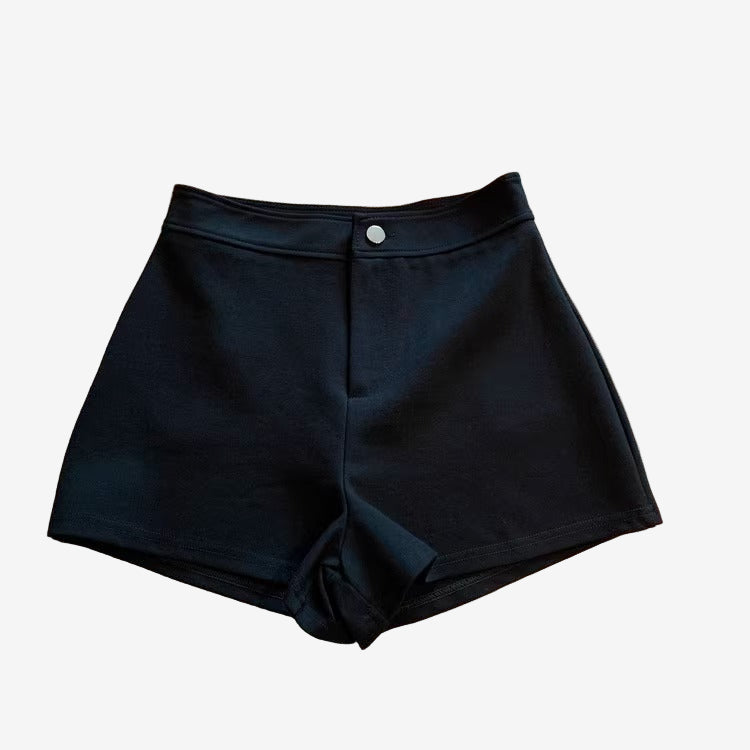 High-Waist Black Femboy Shorts
