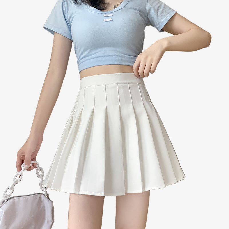 Femboy Starter Kit: Stylish Skirt, Crop Top & Stockings