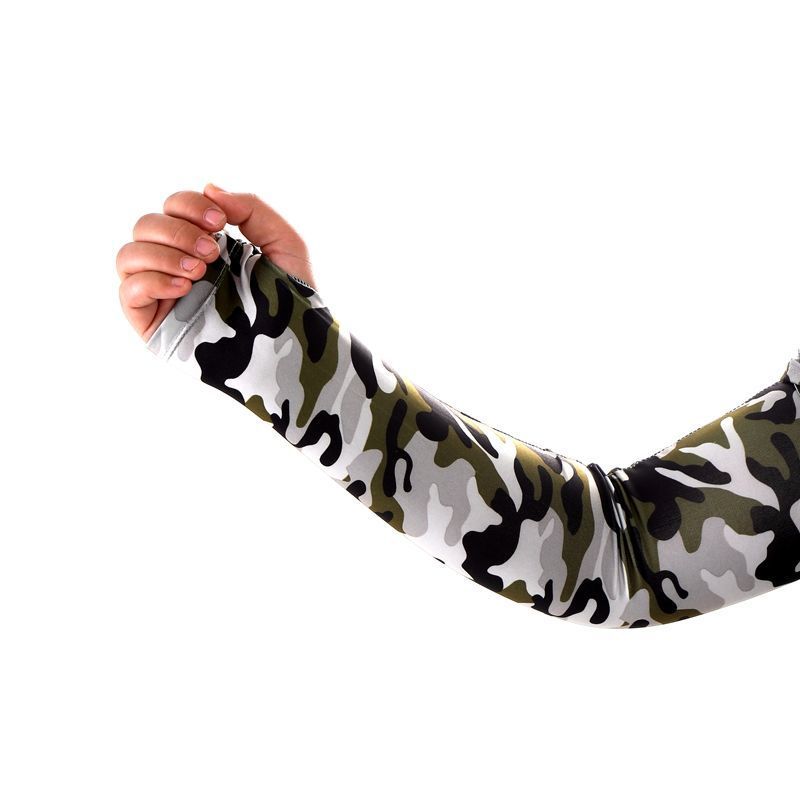 FemboyBox camo arm warmers green white femboy accessories tactical sleeve